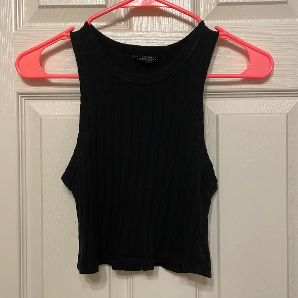Ribbed Cropped Tank